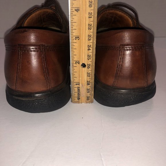 Ecco Comfort Men's Brown Lace-up Work Shoes Size EUR 39 US 6.5 - Picture 8 of 11